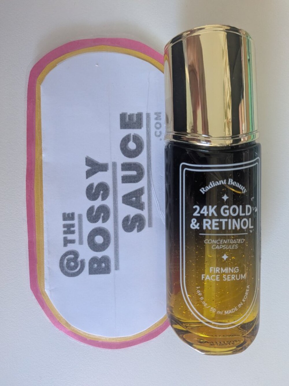 🌸 RADIANT BEAUTY 24k Gold and Retinol Firming Facial Serum K-Beauty